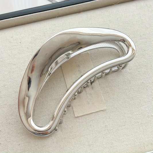 Elegant Large Hollow Metal Hair Claw Clip