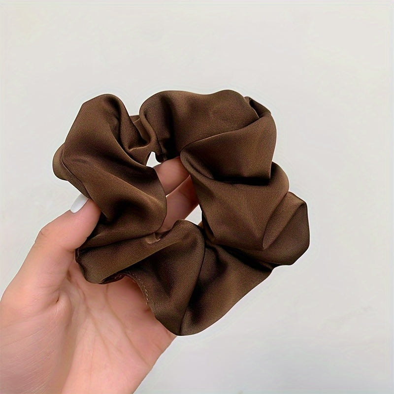 Elegant Satin Scrunchies 3pcs