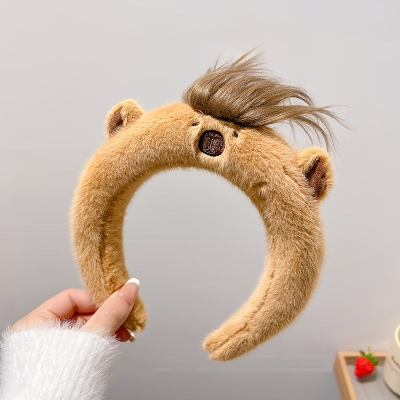 1pc Cute Capybara Plush Headband