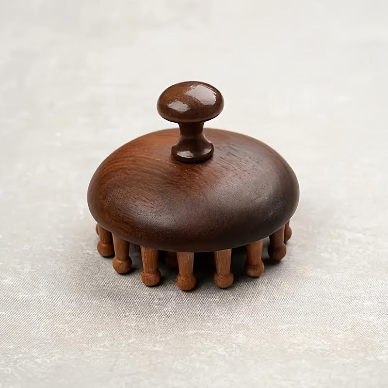 1pc Rosewood Scalp Massager Comb