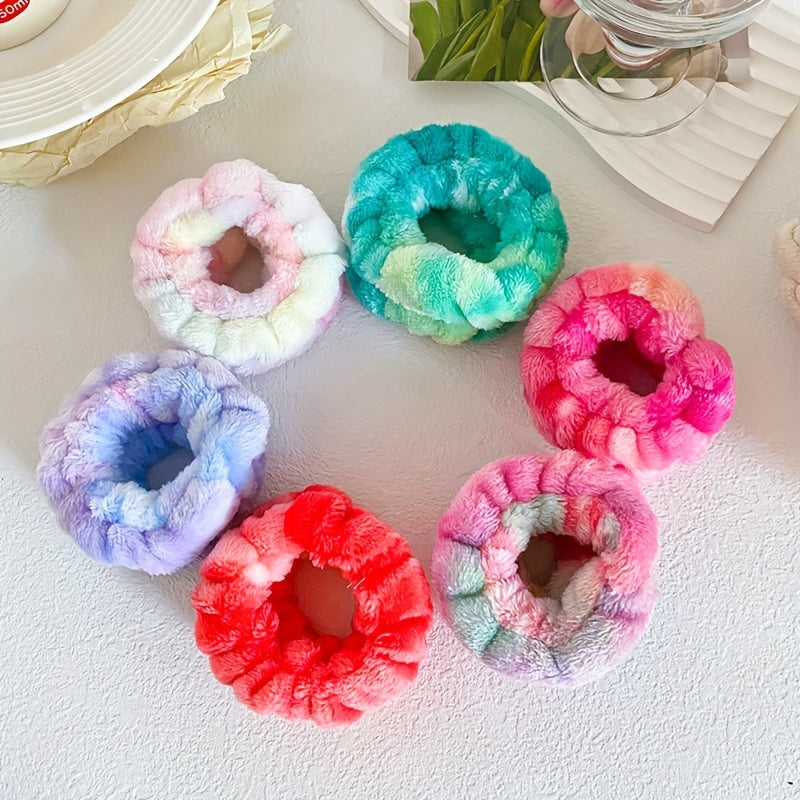 Tie-dye Bow Headband Wrist Set