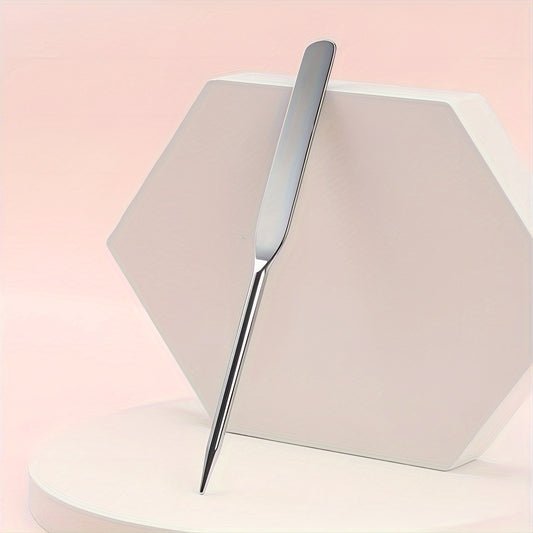 1pc Stainless Steel Makeup Spatula