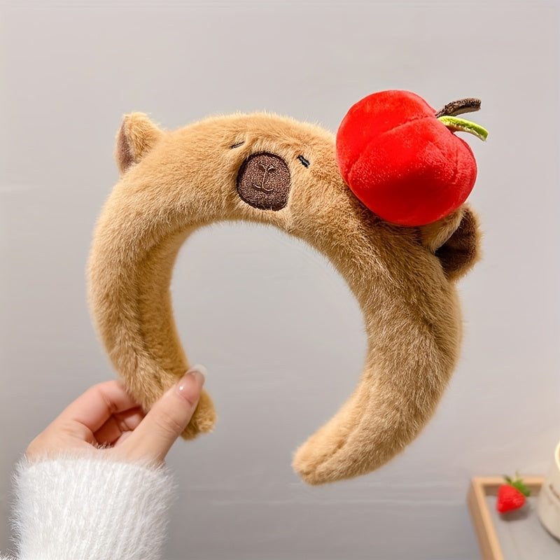 1pc Cute Capybara Plush Headband